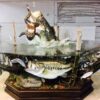 Largemouth Bass Table DisplayJumping with Frog Spectacular